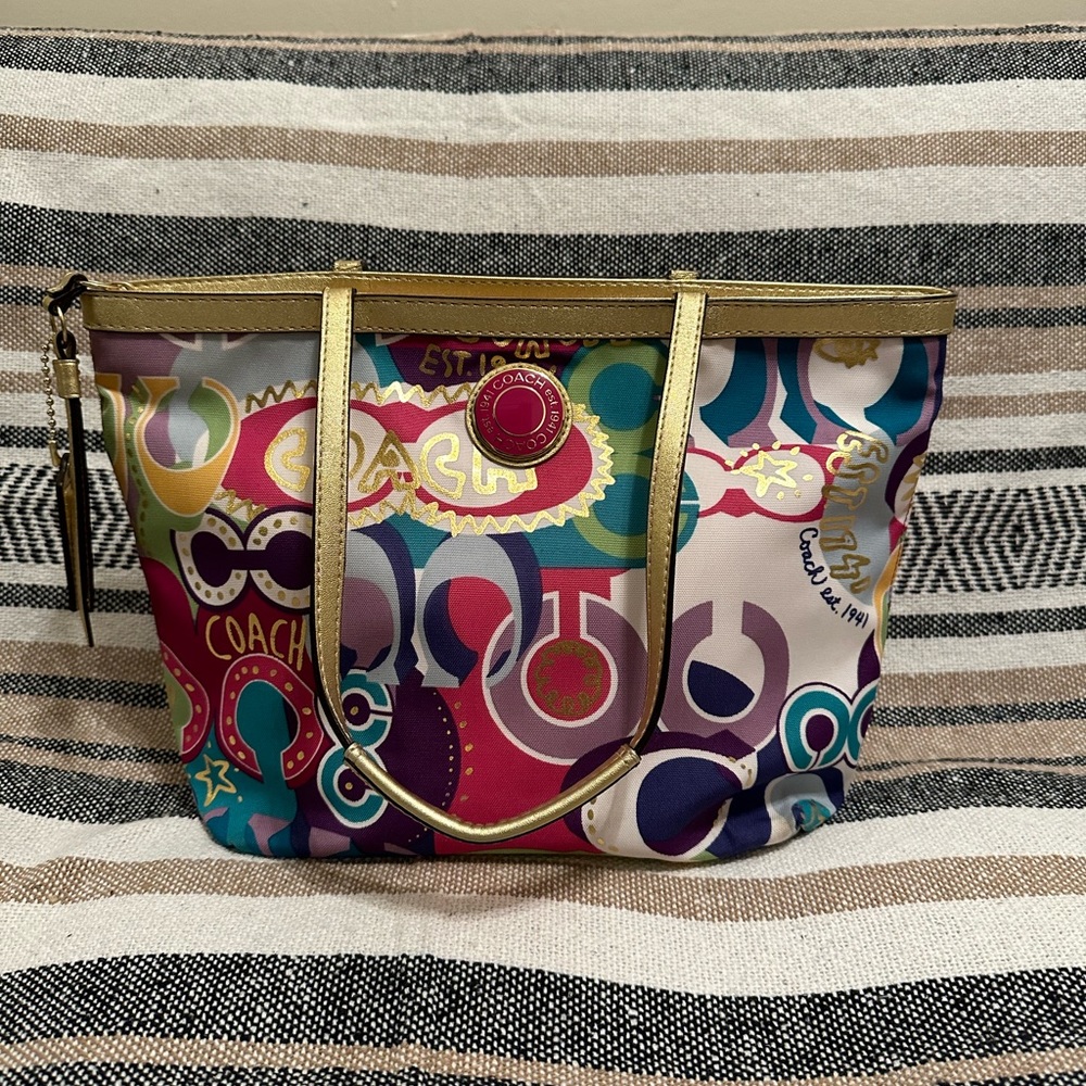 Coach Poppy Tote Bag